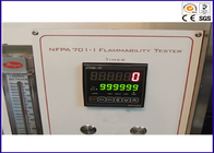 Equipo de prueba del fuego del laboratorio para el método de prueba 1 de las telas NFPA 701