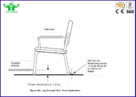 2000kg - equipo de prueba Presión-resistente de los muebles de las piernas de la silla 5000kg 700m m