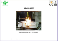 Equipo de prueba de la inflamabilidad de los colchones CFR1632 del laboratorio 16 y de los cojines de colchón