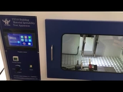 Máquina de ensayo de ignición de materiales de construcción con fuente de llama única ISO 11925-2