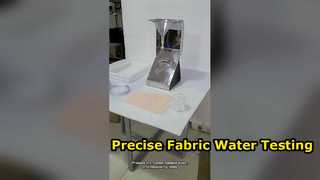 Prueba de resistencia al agua de tela del probador de clasificación de pulverización textil