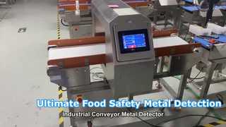 Detector de metales para alimentos industriales Sistema certificado HACCP