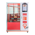 Estación de carga grande de congelación de la comida del bocadillo de la máquina expendedora de cristal de la tostada