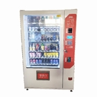 Mercado automático elegante de la escuela del gimnasio de la bebida del bocado de la máquina expendedora en venta