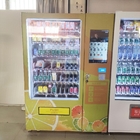 Pequeña máquina expendedora automatizada de la comida de la bebida de la soda fría sana del bocado