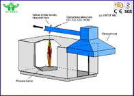 Equipo de prueba de fuego de la tarifa de lanzamiento de calor en el kilovatio completo 380v de la prueba 6 de la esquina del sitio de la escala