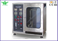 Sola máquina de prueba de la inflamabilidad de la base del ISO 6722-1 para el funcionamiento ignífugo del cable