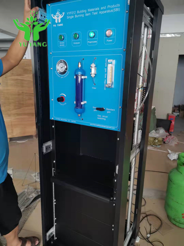 Solo probador ardiente del EN 13823 GB/T 20284 para los materiales de construcción horizontales