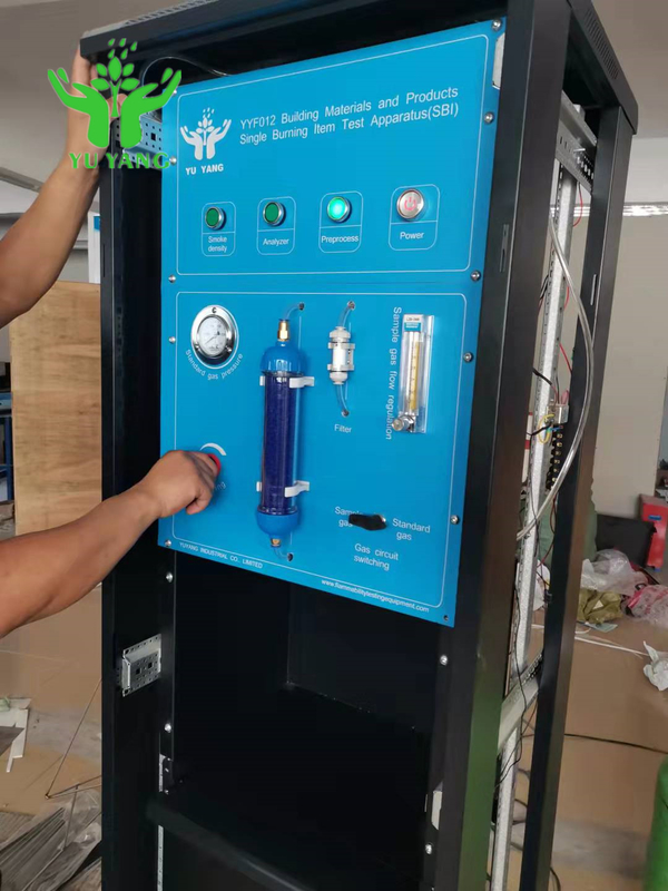Solo probador ardiente del EN 13823 GB/T 20284 para los materiales de construcción horizontales