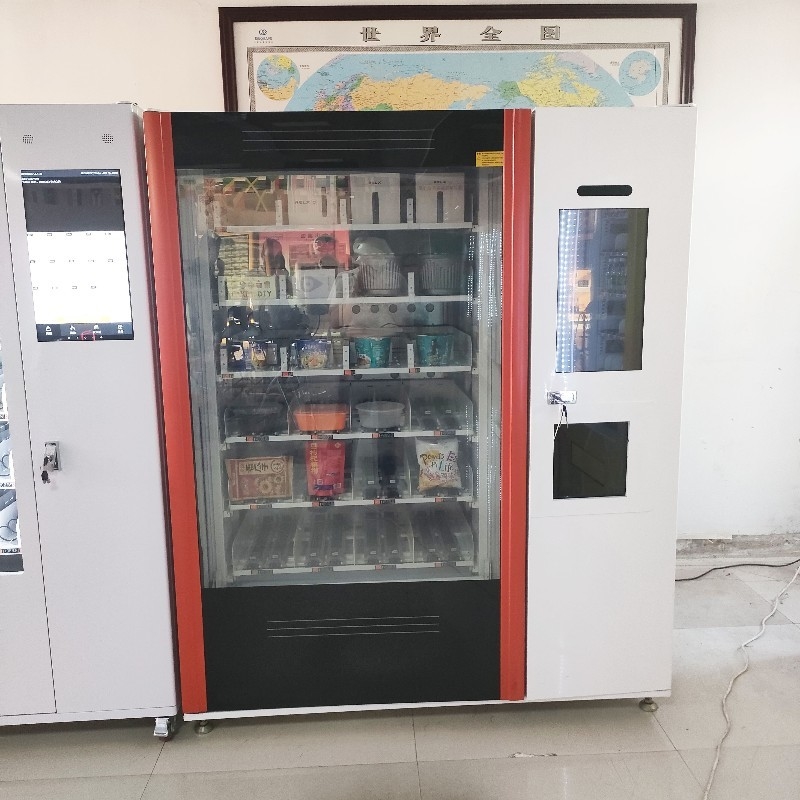 Mercado automático elegante de la escuela del gimnasio de la bebida del bocado de la máquina expendedora en venta