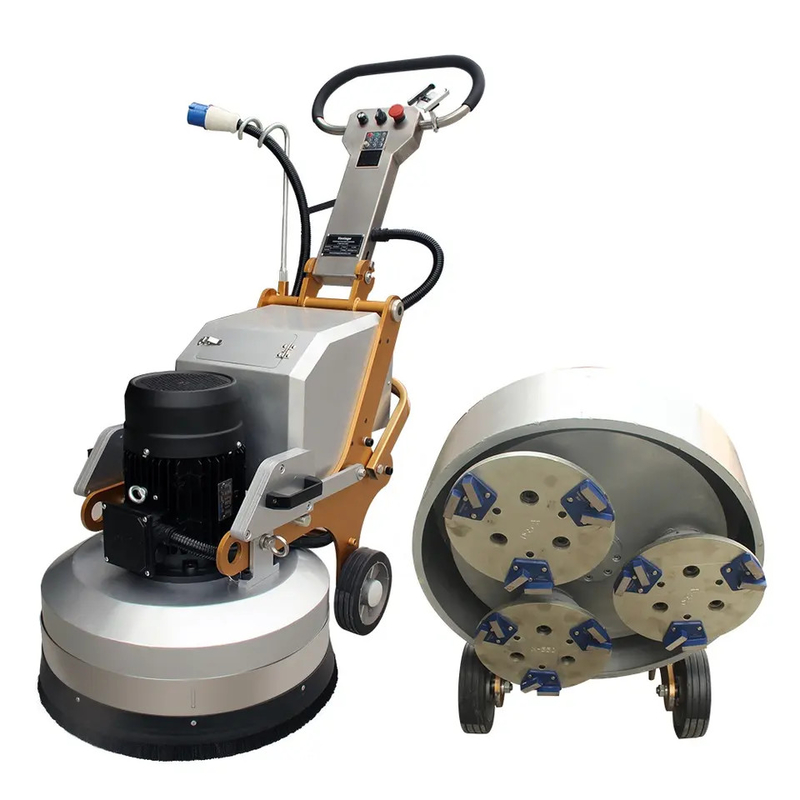 máquina de pulir del granito 220kg con 3 pedazos el tanque de la placa y de agua 10.6L de pulido