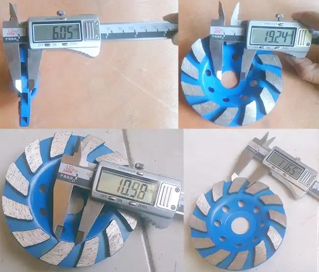 Máquina de molienda de suelo de hormigón de alto rendimiento 220V 320 Rpm con 3 placas de molienda