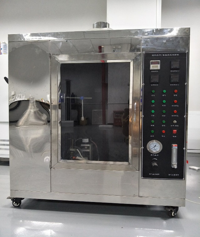 UL 94 ASTM D 635 Pruebador de inflamabilidad horizontal de plástico Equipo de ensayo de velocidad de combustión