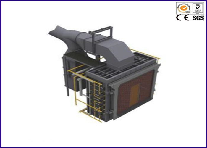 Horno vertical de la prueba de resistencia de fuego del gran escala para los productos de la construcción
