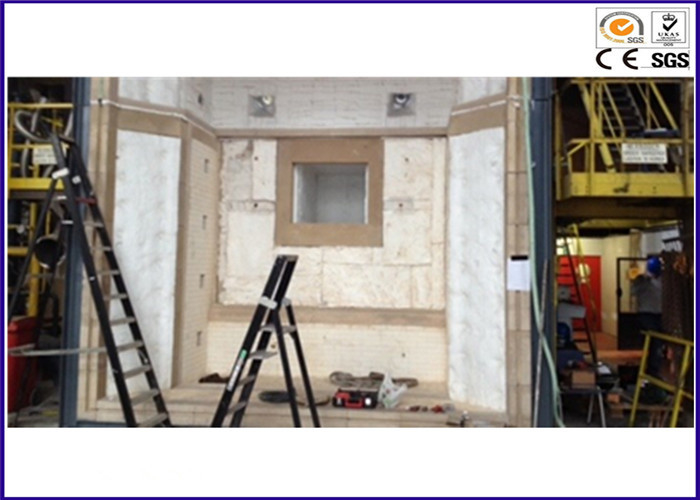 Equipo de prueba vertical del fuego del gran escala ASTM E119 ISO 834 para los productos de la construcción