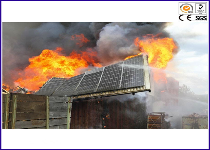 Probador ardiente de la marca de la UL 790 durables del equipo de prueba del fuego para la extensión de la célula solar