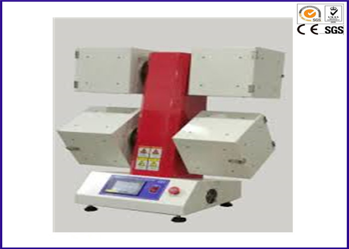 ICI 60RPM del probador 2 o 4 de Pilling del macis velocidad del equipo de prueba de la materia textil de las cabezas