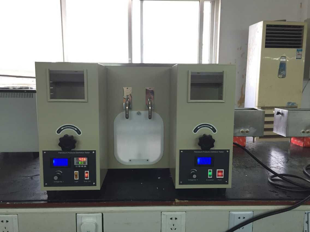 Tipo manual equipo de ASTM D86 de prueba del aceite de la gasolina del aparato de la destilación