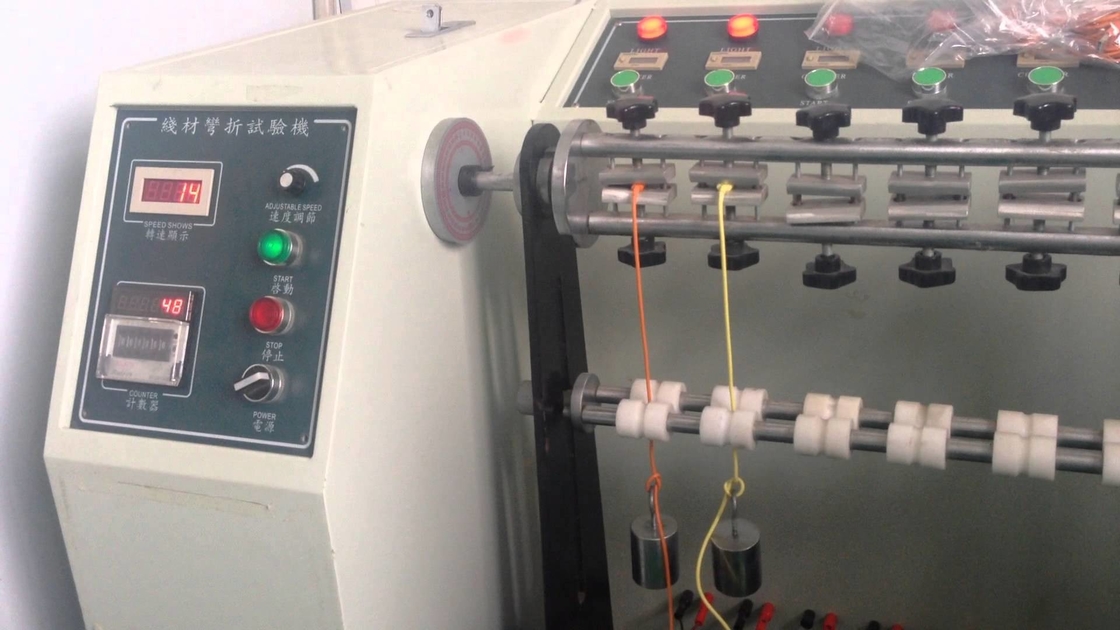 Equipo de prueba del alambre de 6 estaciones para la prueba de flexión del cable del robot Cria 0003,2