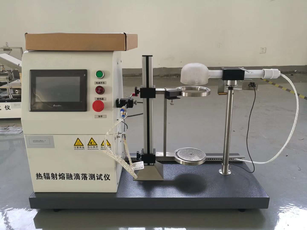 Aparato de la prueba del goteo de la radiación termal del equipo de prueba de la llama del N-F P92-505 para los materiales de fusión