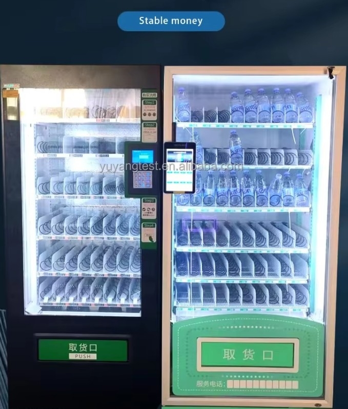 Máquina de venta automática completa para venta de helados conveniente con sistema de control remoto y alerta