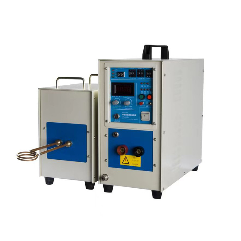 Calentador de inducción de 25KW para el eje de engranaje de tubos de rodamiento de la bomba de ajuste de placa de acero y más conjunto de pruebas eléctricas