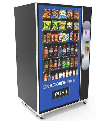 Máquina expendedora de alta capacidad Todo en uno Vende más de 30 artículos Ideal para centros comerciales