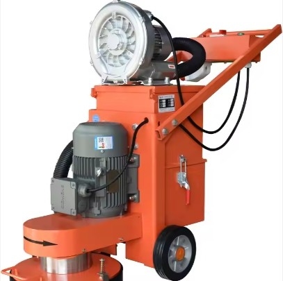 Triturador de pisos de hormigón Tratamiento de pisos de ingeniería 30L Triturador eléctrico de tierra de epoxi terrazo