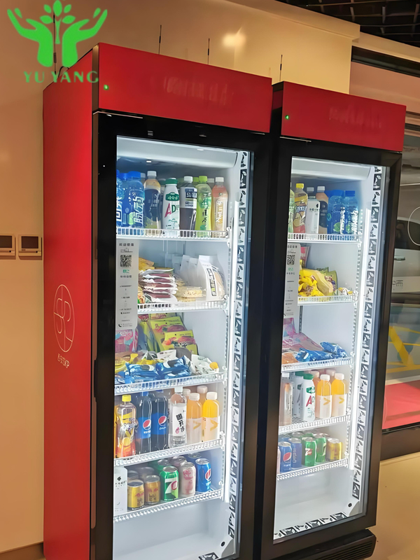 Máquina de venta rápida para centros comerciales que ofrece una amplia gama de dulces