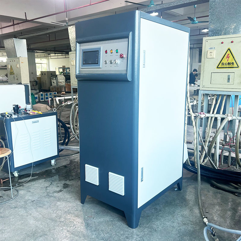 Horno de fusión de acero inoxidable personalizado para máquina de calefacción por inducción de ultra alta frecuencia con potencia de salida de 60 kW