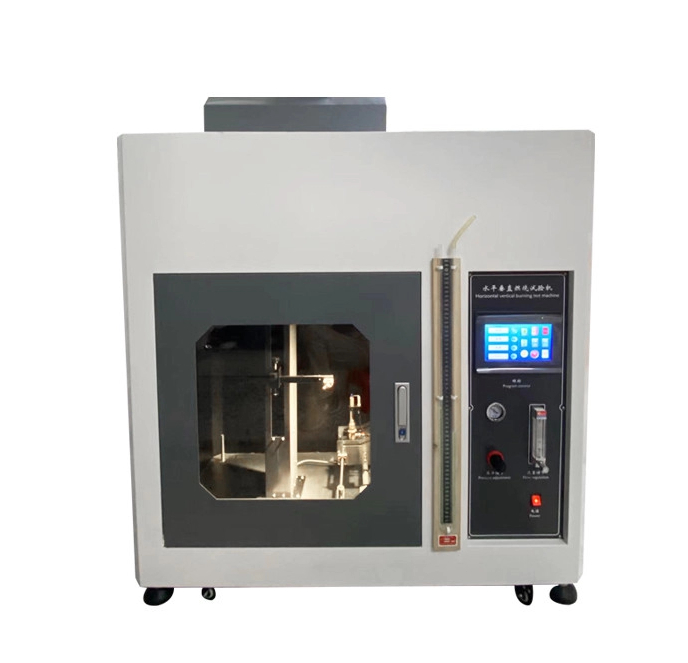 Equipo de prueba de inflamabilidad UL94 Cámara de llama horizontal y vertical para materiales plásticos en dispositivos eléctricos de consumo