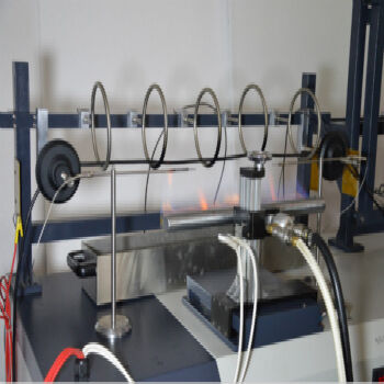 IEC 60331, BS 6387, EN 50200 Electric Cables Circuit Integrity Burn Test Apparatus Fire Shock Water Spray Test