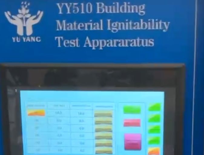 Aparato de prueba de ignitabilidad certificado ISO 11925-2 con construcción de acero inoxidable y velocidad de aire de combustión de 0,7 m/s para materiales de construcción