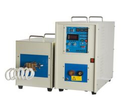 Máquina de calefacción por inducción de alta frecuencia de 15 kW Nuevo metal tubo de cobre alambre de soldadura plantas de fabricación de construcción motor motor