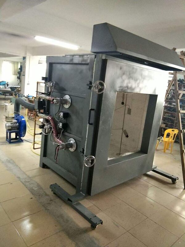 Horno de Prueba de Resistencia al Fuego Vertical Conforme a ISO 834 con Temperatura de 1200 °C y Construcción Modular