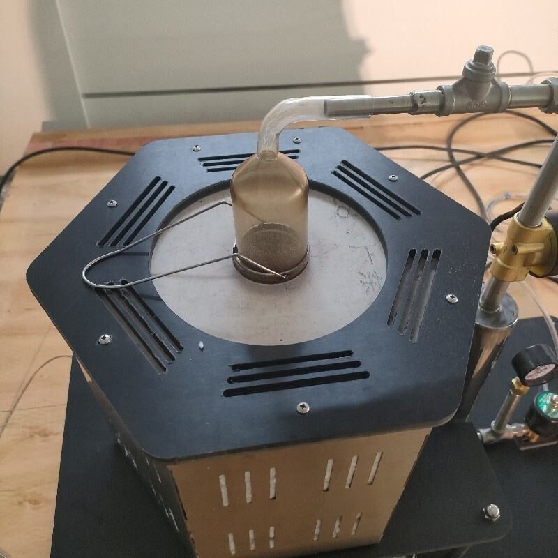 230V 50Hz Probador de temperatura de ignición mínima de polvo combustible con máquina de prueba de inflamabilidad a presión de 0 ~ 1 bar