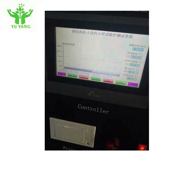 Equipo de prueba de recubrimiento ignífugo de acero inoxidable, conforme a ISO 834-1, con alarma de temperatura de 180°C-220°C ±2°C