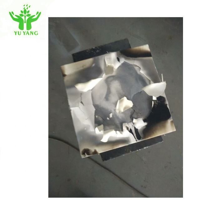 Equipo de prueba de recubrimiento ignífugo de acero inoxidable, conforme a ISO 834-1, con alarma de temperatura de 180°C-220°C ±2°C