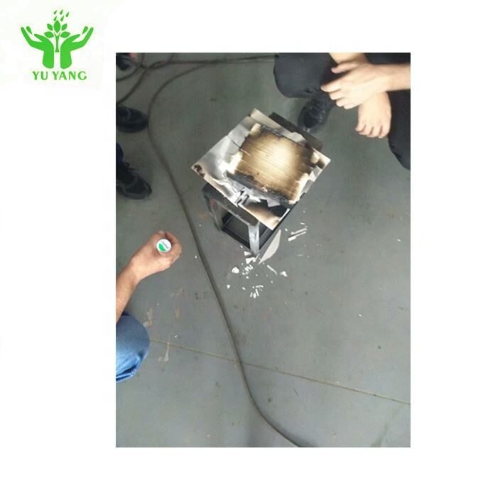 Equipo de prueba de recubrimiento ignífugo de acero inoxidable, conforme a ISO 834-1, con alarma de temperatura de 180°C-220°C ±2°C