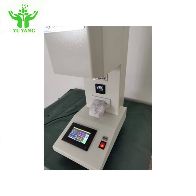 ISO 1133 ASTM D1238 Tester de índice de flujo de fusión con una precisión de alta temperatura ± 0,2 °C para ensayos de plásticos