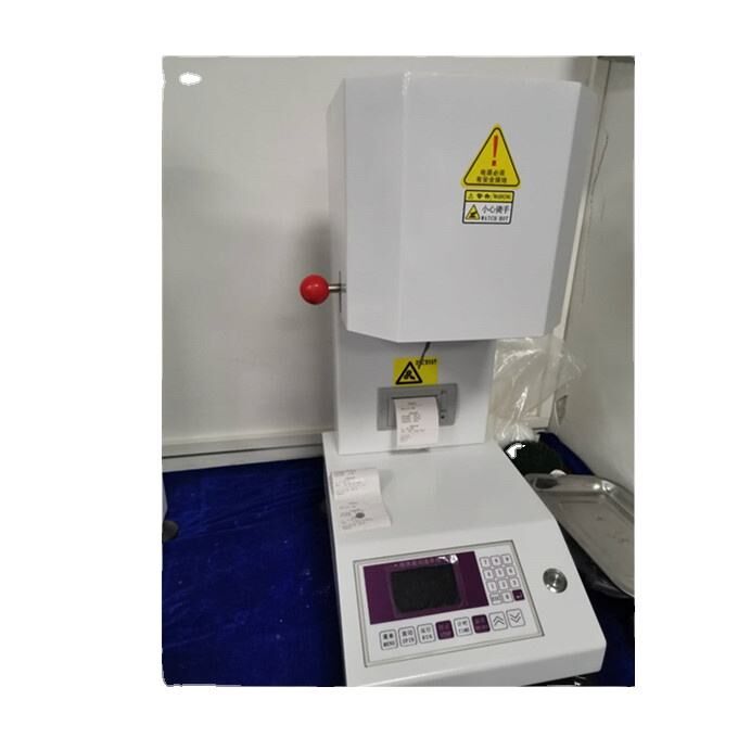 ISO 1133 ASTM D1238 Tester de índice de flujo de fusión con una precisión de alta temperatura ± 0,2 °C para ensayos de plásticos