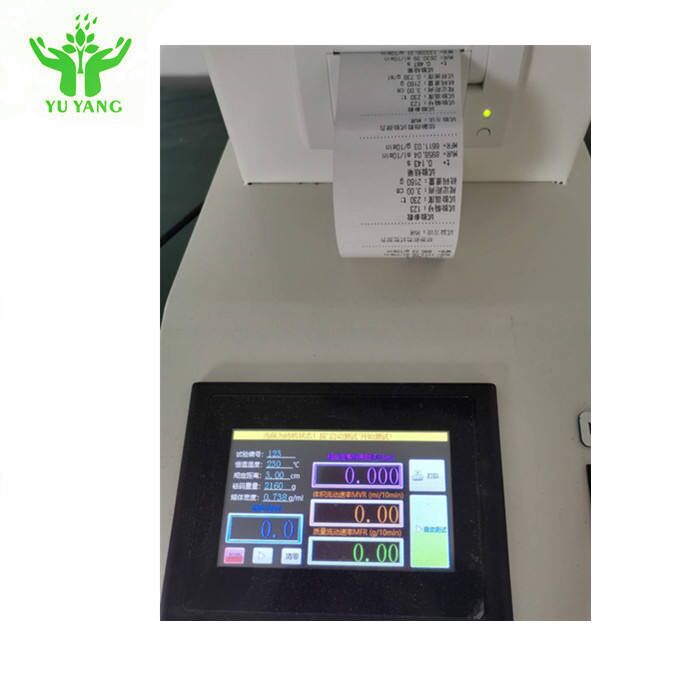 ISO 1133 ASTM D1238 Tester de índice de flujo de fusión con una precisión de alta temperatura ± 0,2 °C para ensayos de plásticos