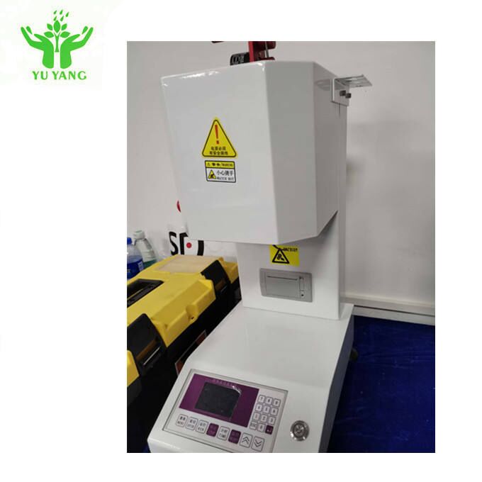 ISO 1133 ASTM D1238 Tester de índice de flujo de fusión con una precisión de alta temperatura ± 0,2 °C para ensayos de plásticos