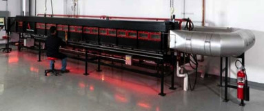 Aparato horizontal de la prueba del túnel de la UL 910/NFPA 262 Steiner del equipo de prueba de la inflamabilidad de 12 kilovatios