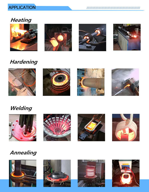 Calentador de inducción de alta frecuencia industrial de 25kw para equipos de calentamiento por inducción de recocido y trefilado de metales