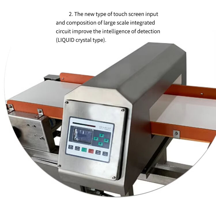 Máquina de detección de metales industriales Detector de metales de alimentos húmedos y secos con alta sensibilidad para diversas aplicaciones