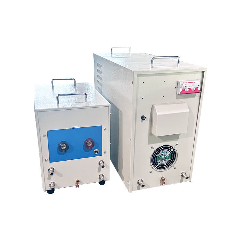 Máquina de calentamiento por inducción portátil 220V Forja de pernos de motor de acero Componentes principales de PLC Equipo de calentamiento por inducción de acero inoxidable