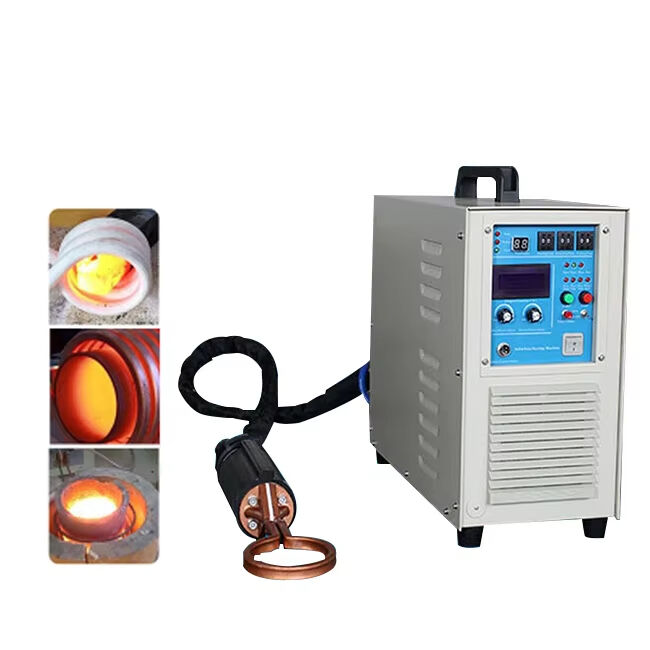 Máquina de sellado automático de bolsas de plástico de aire caliente con máquina de sellado por inducción con pedal de marco de aluminio