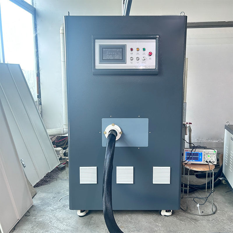 30KW Máquina de calefacción por inducción de alta frecuencia fácil de operar tubo de cobre alambre de soldadura calefacción por inducción 220V Nuevo rodamiento PLC