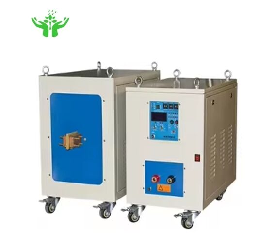 Equipo de calefacción por inducción de 60 kW de alta potencia controlado por PLC para la forja de acero y el tratamiento térmico de metales